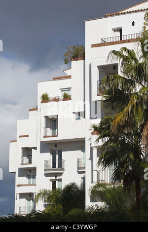 Apartment block in Torremolinos, Malaga Province, Costa del Sol, Spain ...