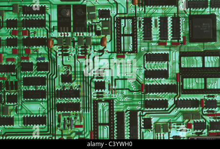 Board, Circuit Board, Electronic, Electronics, Non-Integrated, Plastics, Printed Circuit Board, Technology, Equipment Stock Photo