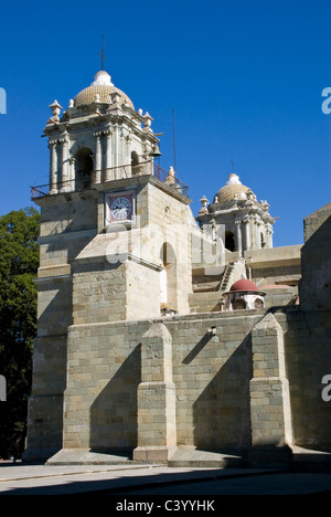 The Cathedral of The Virgin of The Assumption(1702-1733) in The City of Oaxaca. Mexico. Stock Photo