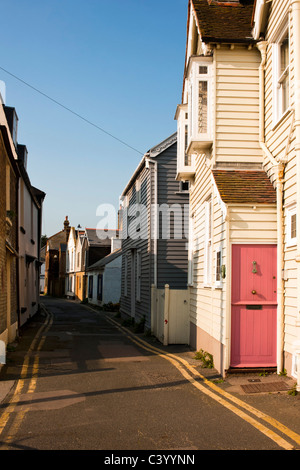 WHITSTABLE, KENT, UK - APRIL 30, 2011:  Pretty Street in the town Stock Photo