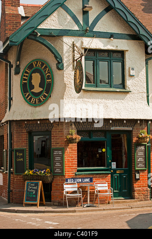 Traditional pub “The Prince Albert”, Whitstable, Kent, UK Stock Photo ...