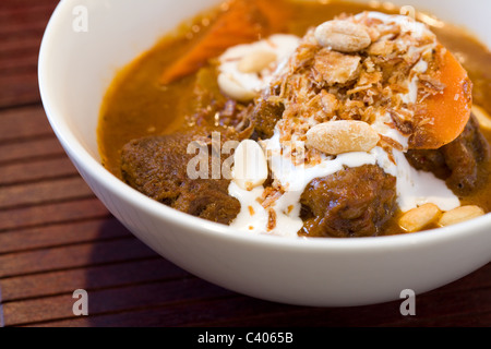 Thai Massaman beef curry Stock Photo