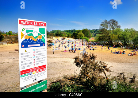 Frensham Great pond ,Surrey UK Stock Photo