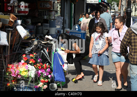 Harlesden, an area in London with one of the largest ethnic population, particularly Afro-Caribbean Stock Photo