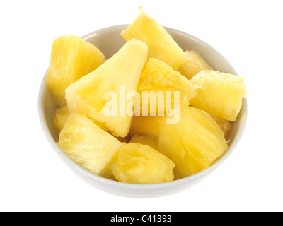 Pineapple Chunks Stock Photo