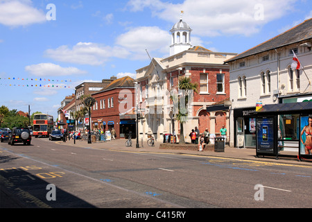 High Street, Christchurch, Dorset, England, United Kingdom Stock Photo ...