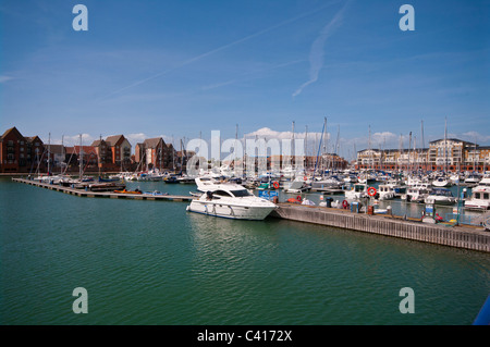 Sovereign Harbour Marina Eastbourne East Sussex England Stock Photo