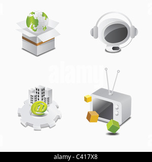 global internet business Stock Photo