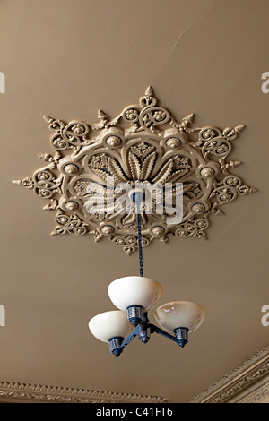 A Plaster Ceiling Rose Stock Photo 216114273 Alamy