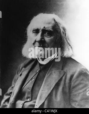 Liszt, Franz, 22.10.1811 - 31.7.1886, Hungarian composer, portrait, photograph by Nadar, Paris, March, 1886, , Stock Photo