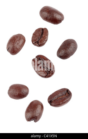 Coffee Beans Cut Out Stock Photo