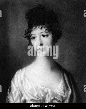 Maria, 16.2.1786 - 23.6.1859, Grand Duchess of Saxe-Weimar-Eisenach 28.6.1828 - 8.7.1853, portrait, after painting by Friedrich August Tischbein, 1804, Artist's Copyright has not to be cleared Stock Photo