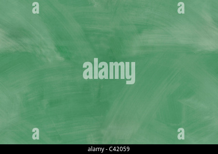 Green chalkboard with smeared chalk eraser marks seamlessly tileable Stock Photo