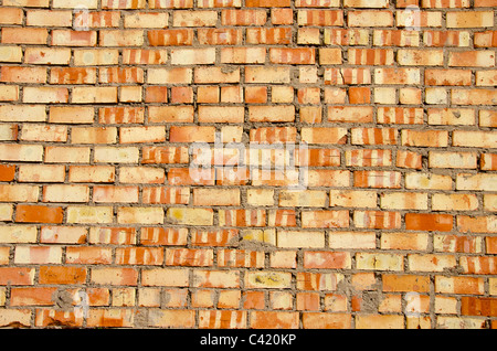 colored bricks wall background and texture Stock Photo