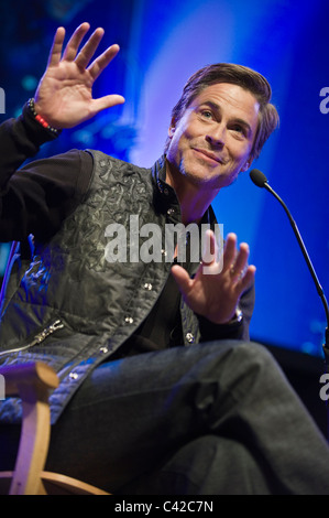 Rob Lowe American actor pictured at Hay Festival 2011 Stock Photo