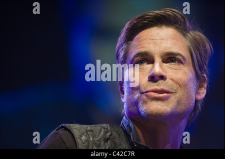 Rob Lowe American actor pictured at Hay Festival 2011 Stock Photo