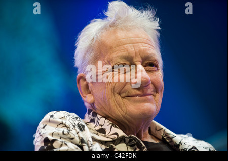 Mary Warnock, Baroness Warnock, British philosopher of morality, education and mind, pictured at Hay Festival 2011. Stock Photo