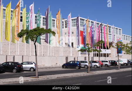 Belem Lisbon Portugal the Centro Cultural de Belem arts and culture exhibition centre Stock Photo