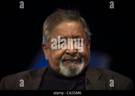 VS Naipaul Nobel Laureate author pictured at Hay Festival 2011 Stock Photo