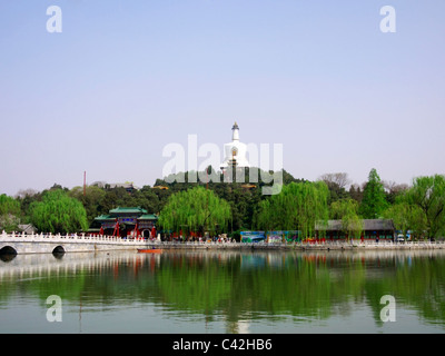 Beihai Park, Beijing Stock Photo