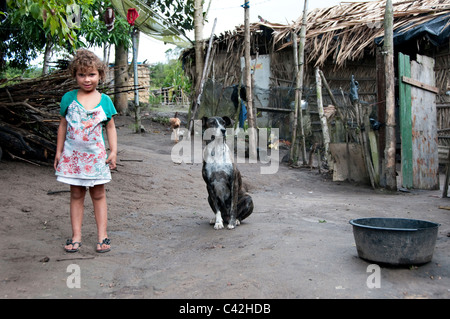 Movimento Dos Sem Terra  MST Is a political movement in Brazil where landless rural workers squat or reclaim unused  land. Stock Photo