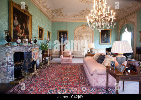 The Drawing Room, Highclere Castle, Newbury, Berkshire, England, UK. Photo:Jeff Gilbert Stock Photo