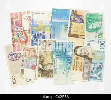 Foreign currency notes Stock Photo - Alamy