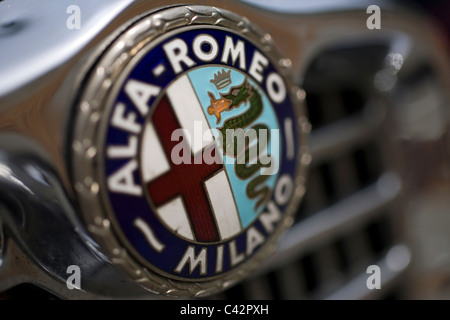 Alfa romeo badge Stock Photo