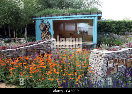 Royal Bank of Canada Wild Garden, Chelsea Flower Show 2011 Stock Photo