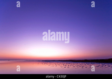 Salt Lake, Siwa Oasis, Egypt Stock Photo