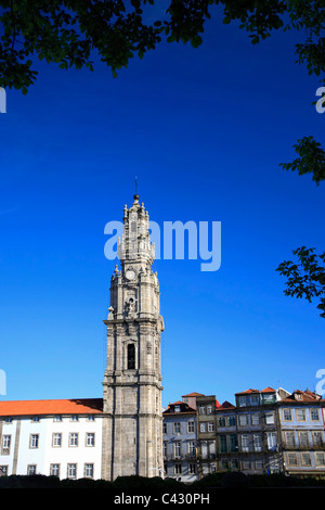 Clérigos Tower, Porto Old Town (UNESCO World Heritage), Portugal Stock Photo