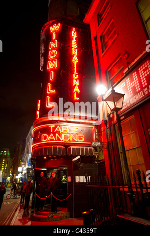 Windmill strip club in Soho, London, England Stock Photo - Alamy