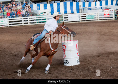 Rodeo at Benton County Fair, Corvallis,  Oregon, USA 2009 Stock Photo