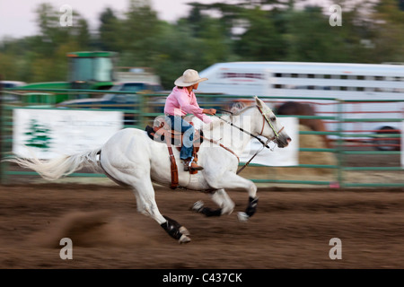 Rodeo at Benton County Fair, Corvallis,  Oregon, USA 2009 Stock Photo