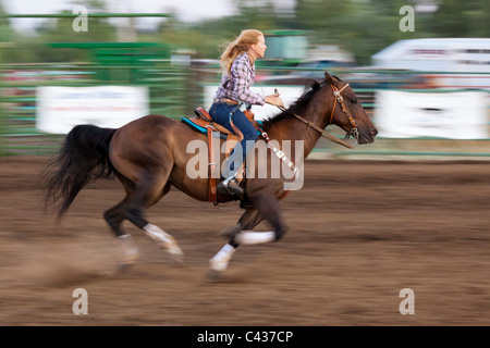 Rodeo at Benton County Fair, Corvallis,  Oregon, USA 2009 Stock Photo