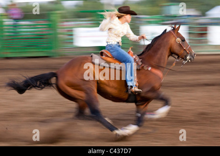 Rodeo at Benton County Fair, Corvallis,  Oregon, USA 2009 Stock Photo