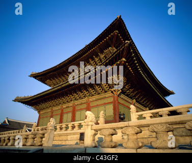 Asia, Holiday, Kyongbokkung palace, Landmark, Seoul, South Korea, Korea, Tourism, Travel, Vacation, Stock Photo