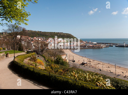 Scarborough South Bay in the sunshine. Stock Photo
