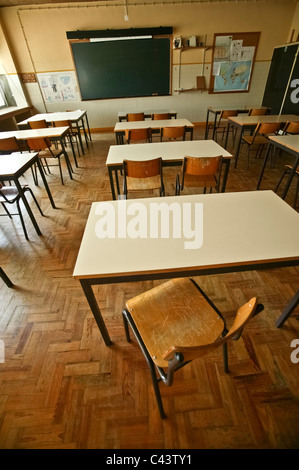Empty classroom Stock Photo