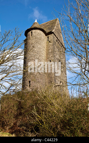 Pigeon tower in the terraced gardens of Rivington, Lancashire. Stock Photo