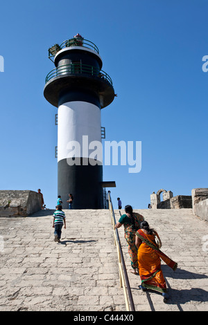 Lighthouse. Diu Fort. Gujarat. India Stock Photo