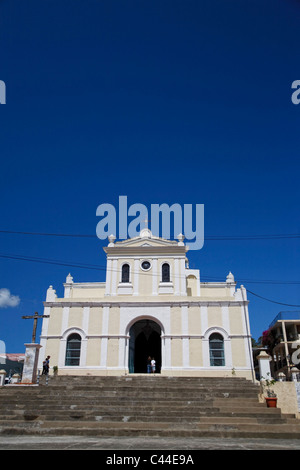 Usa, Caribbean, Puerto Rico, West Coast, St German, Plaza Francisco Mariano Quinones, San German De Auxerre Cathedral Stock Photo