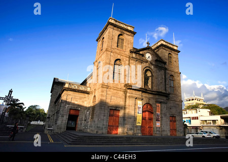 St. Louis Cathedral, Port Louis, Mauritius, Indian Ocean Stock Photo