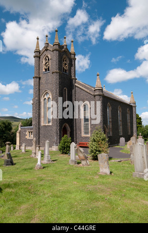 Yetholm Parish Church Kirk Yetholm Scottish Borders Scotland Stock Photo