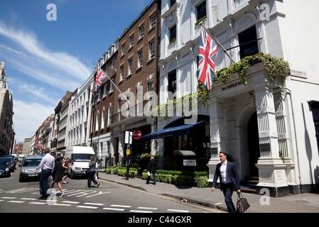 Savile Row, London W1 Stock Photo