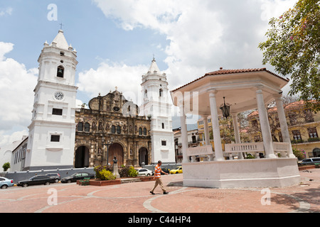 Metropolitan Cathedral, Casco Viejo, Panama City Stock Photo