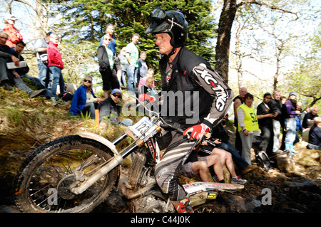 Competitors during the Scottish six day trial event held annually in and around Fort William Stock Photo