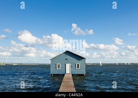 The Crawley Edge Boatshed on the Swan River. Perth, Western Australia, Australia Stock Photo