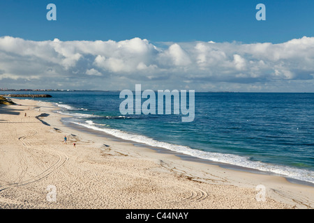 View along Cottesloe Beach. Perth, Western Australia, Australia Stock Photo