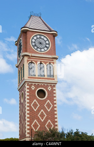 Clock tower at Adventureland Park. Esperance, Western Australia, Australia Stock Photo